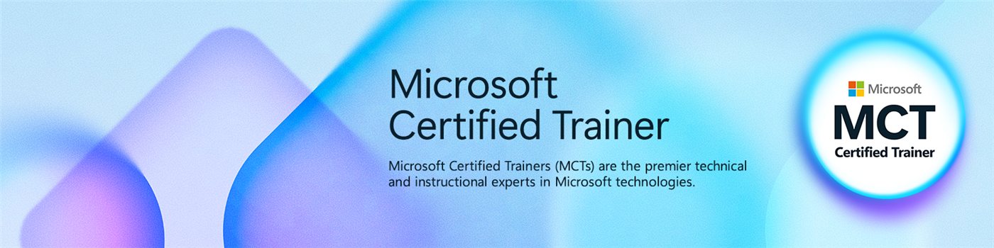 Microsoft Certified Trainer - Microsoft Certified Trainers (MCTs) are the premier technical and instructional experts in Microsoft technologies